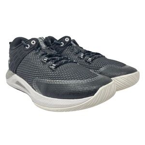 Under Armour Shoes Womens 8 Hovr BlockCity 3.0 Black‎ White Volleyball Sneakers